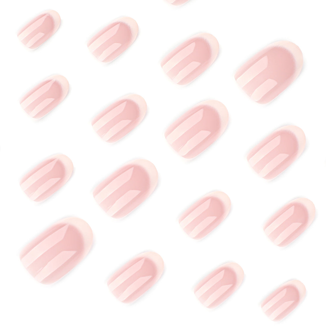 Elegant stiletto nails with classic French tip Kalsten