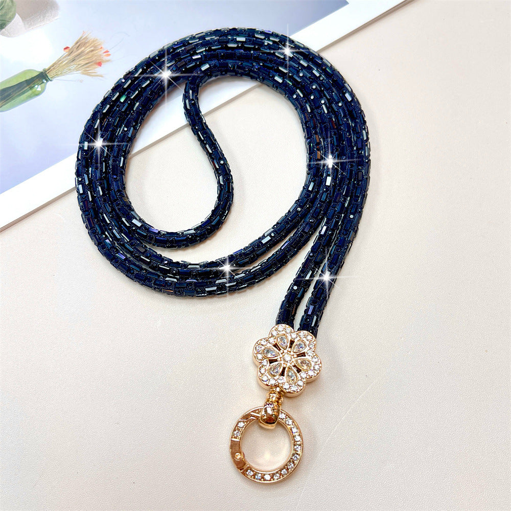 Decorative Crystal Beaded Eyewear Lanyard Kalsten
