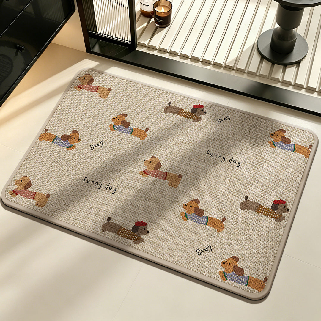 Funny Dog Character Doormat Kalsten