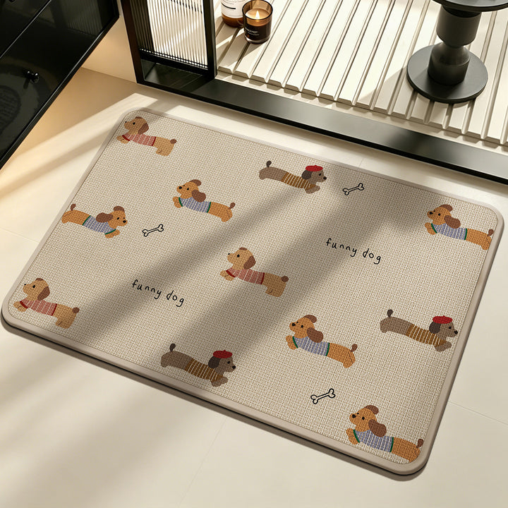 Funny Dog Character Doormat Kalsten