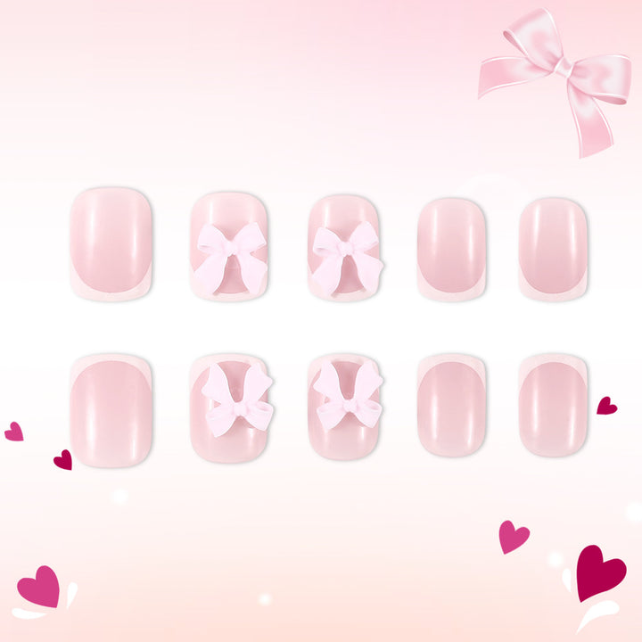 Floral Embellished Press-On Nail Art Kalsten