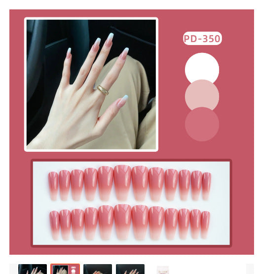 Elegant Gradient Press-On Nail Tips Kalsten