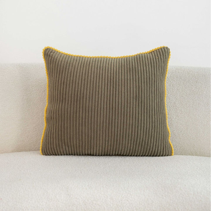 Textured Corduroy Decorative Pillow
