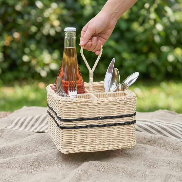 Practical storage basket with compartments Kalsten