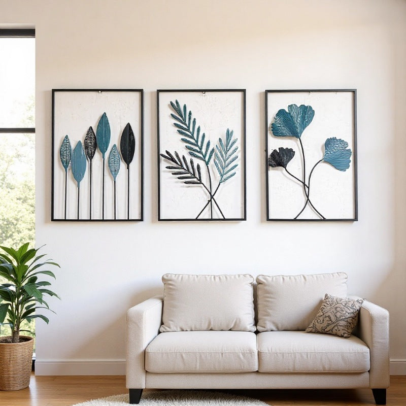 Decorative Leaf Wall Art Set Kalsten