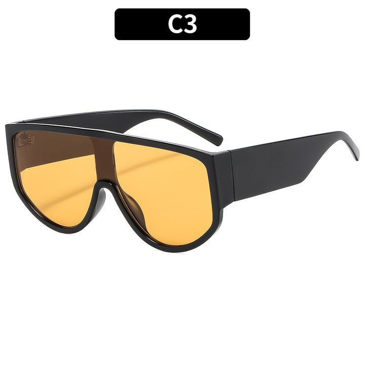 Futuristic Oversized Shield Sunglasses