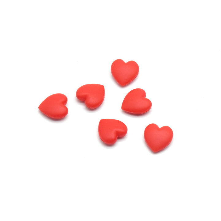 Decorative Heart Shaped Rubber Charms Kalsten