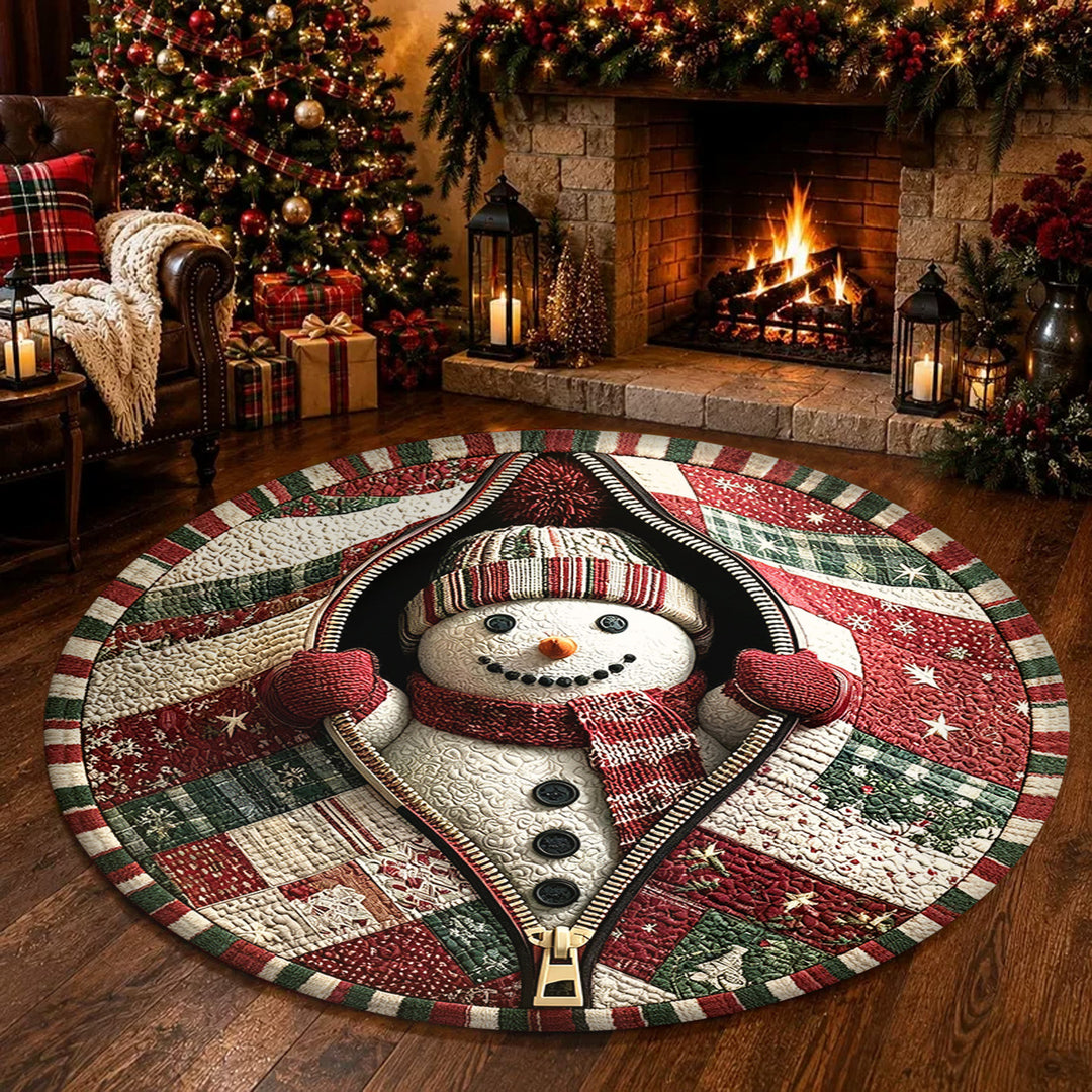 Festive 3D Gnome-Themed Area Rug Kalsten