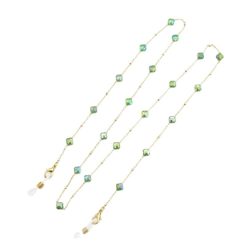 Elegant Crystal-Designed Eyewear Chain Kalsten