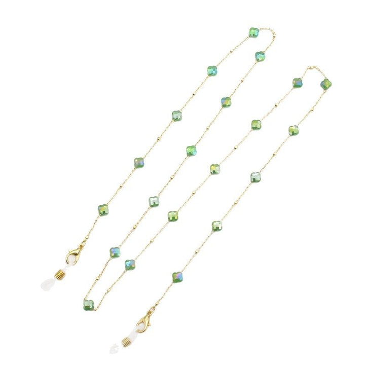 Elegant Crystal-Designed Eyewear Chain Kalsten
