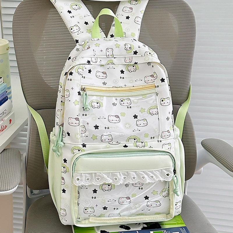 Cute Illustrated Character-Themed Backpack Kalsten