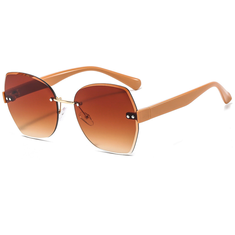 Oversized Geometric Sunglasses Classic Style