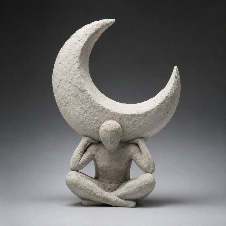 Abstract Human Strength Sculpture