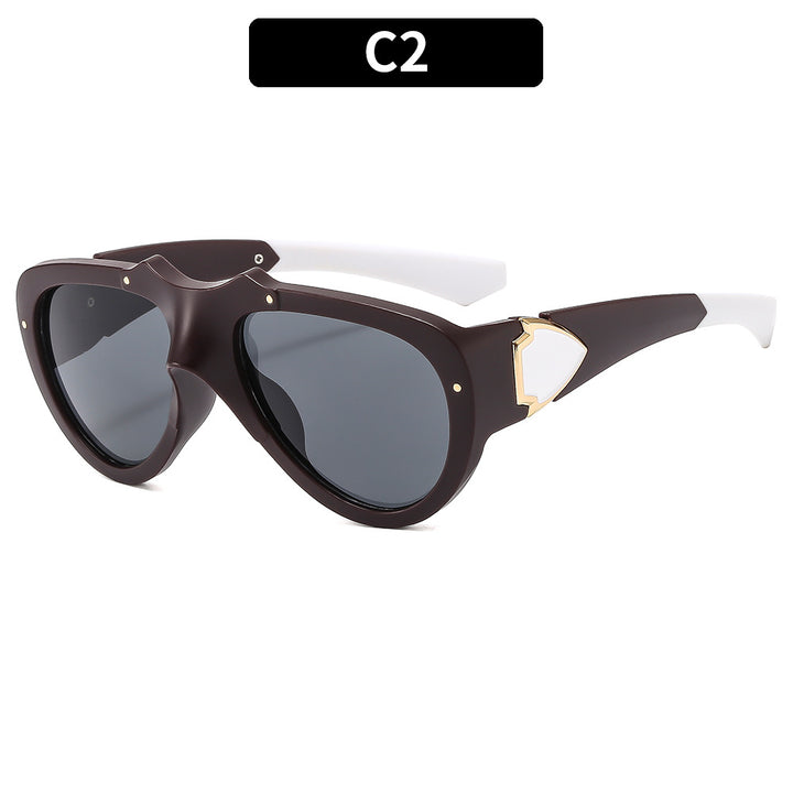 Retro-Futuristic Shield Sunglasses
