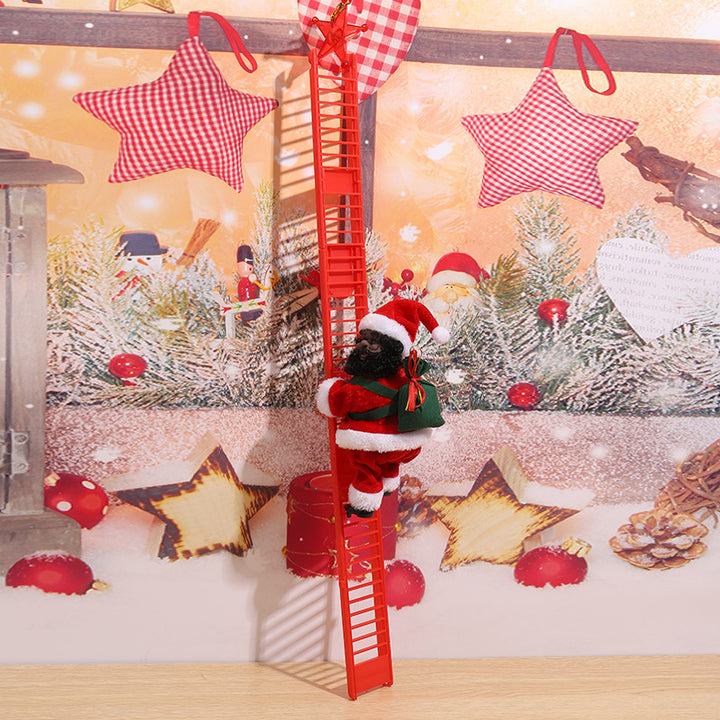 Decorative Santa Claus with ladder Kalsten