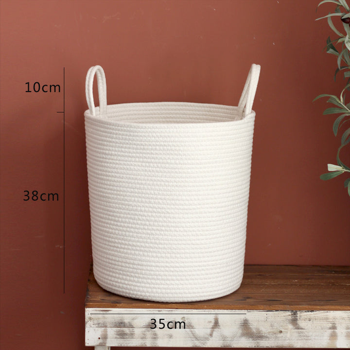 Stylish storage basket with handles Kalsten