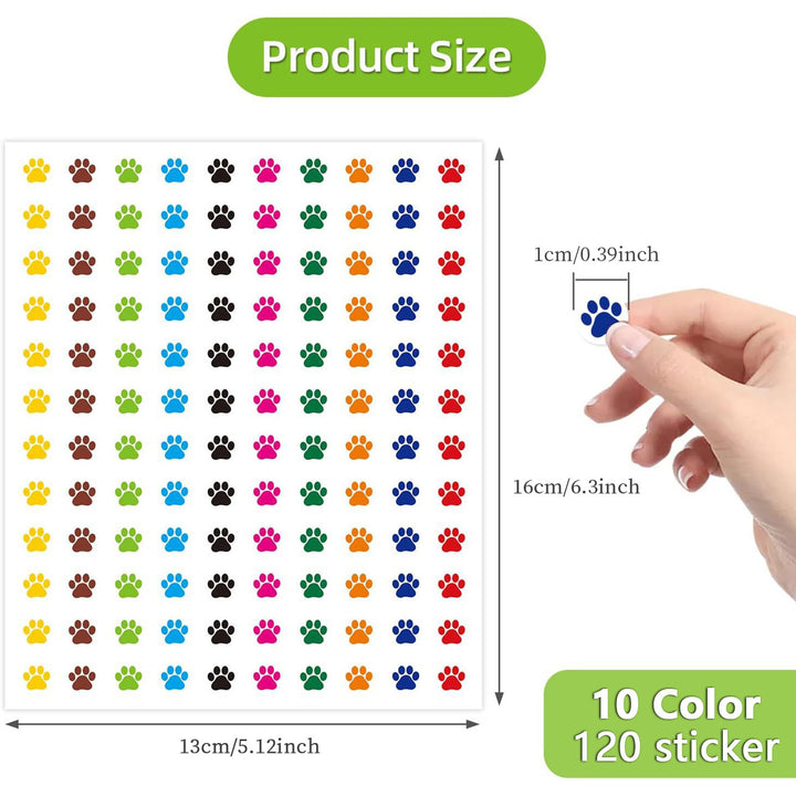Paw Print Sticker Set Kalsten