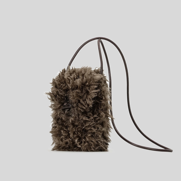 Luxurious Faux Fur Crossbody Bag