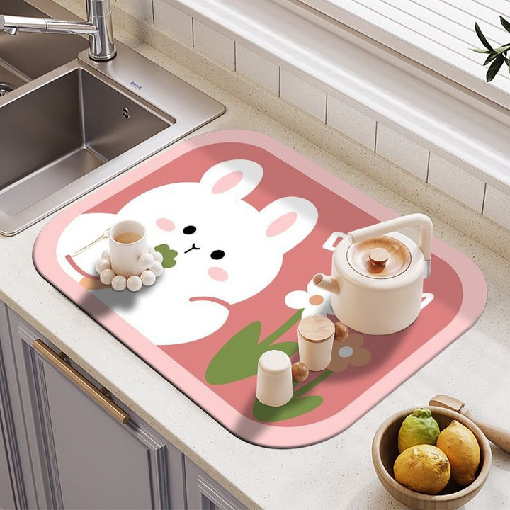 Decorative Eco-Friendly Kitchen Counter Mat