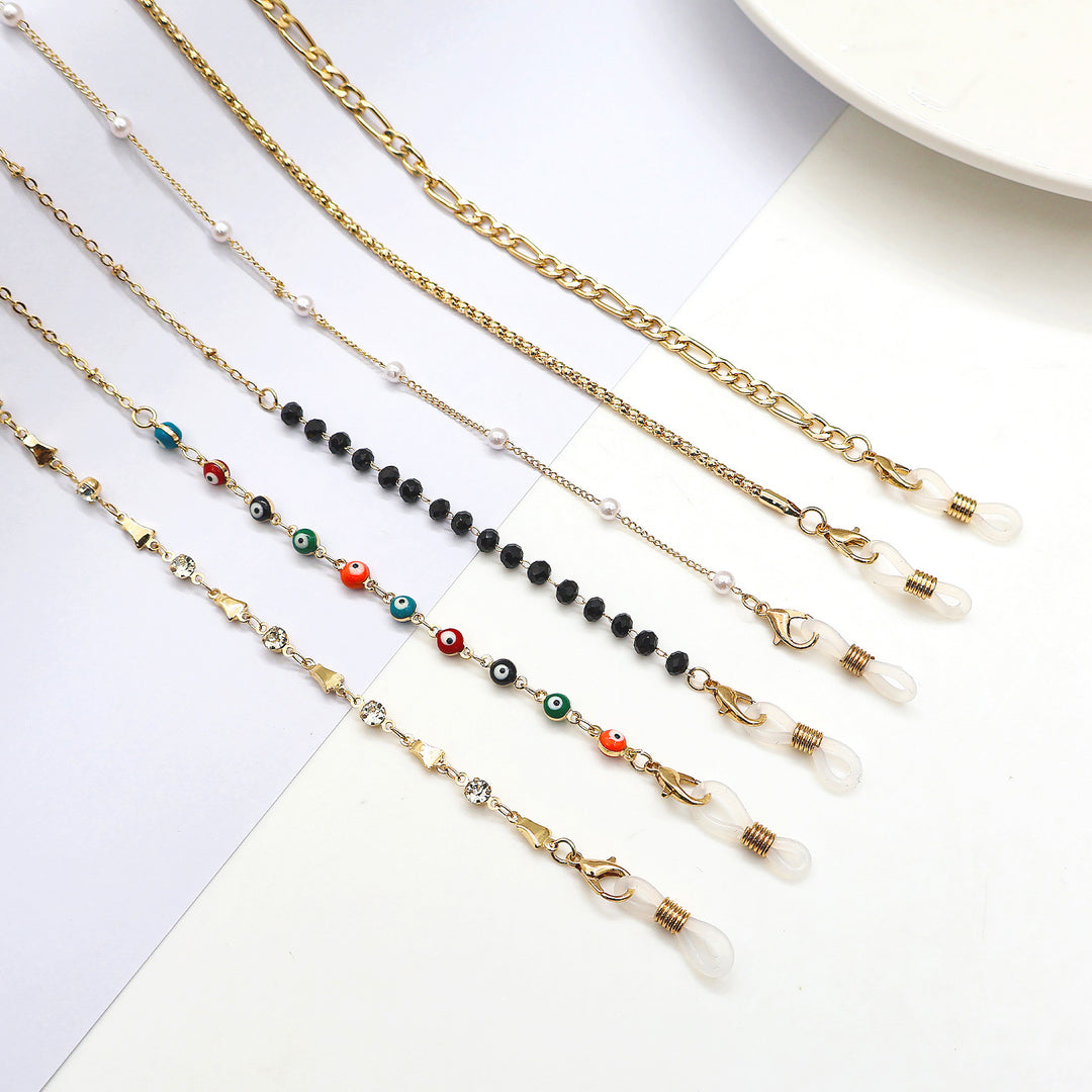 Elegant Crystal Eyewear Chain Kalsten