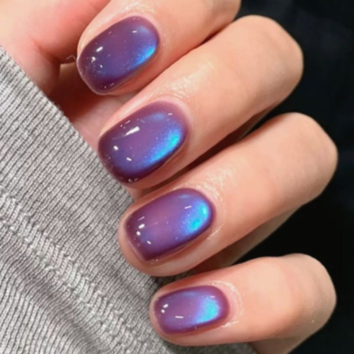 Artificial nails with modern night motif Kalsten