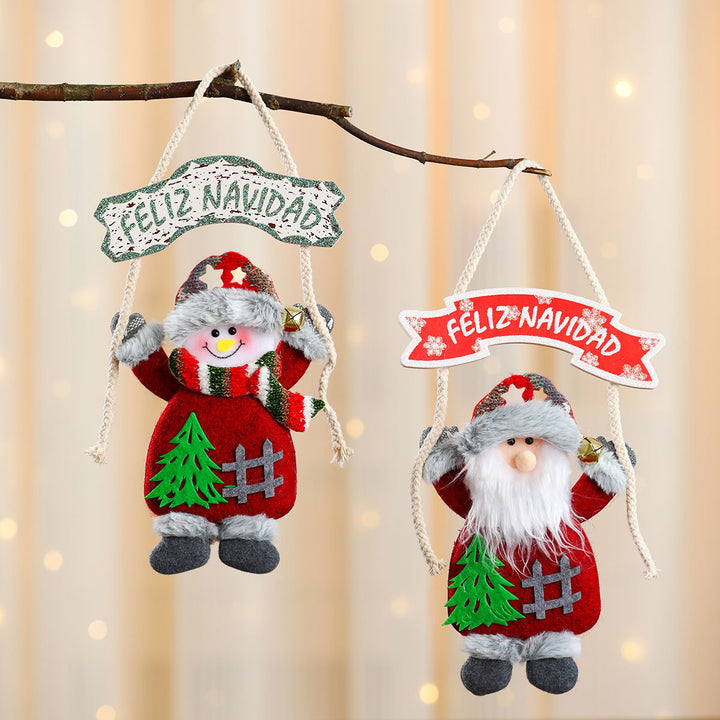 Festive Santa Hanging Ornament Kalsten