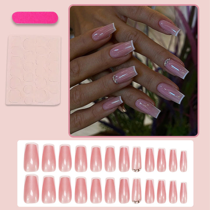 artistic French manicure artificial nails Kalsten