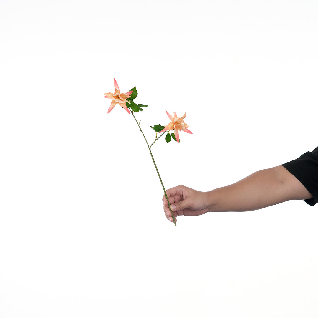 Lifelike Multi-Bloom Flower Stem