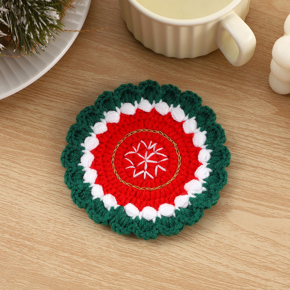 Decorative Artisan Crocheted Coaster Kalsten