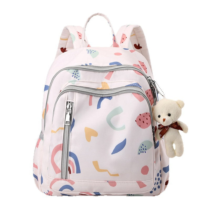 Playful Cartoon Pattern Backpack Kalsten