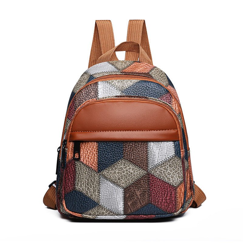 Geometric Pattern Mini Backpack Kalsten