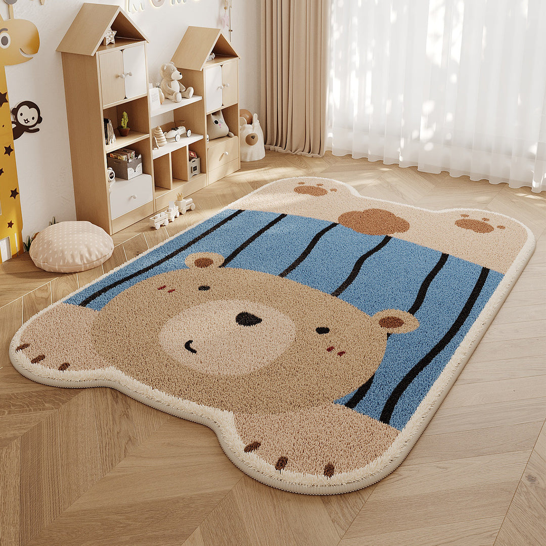 Plush Animal-Themed Area Rug