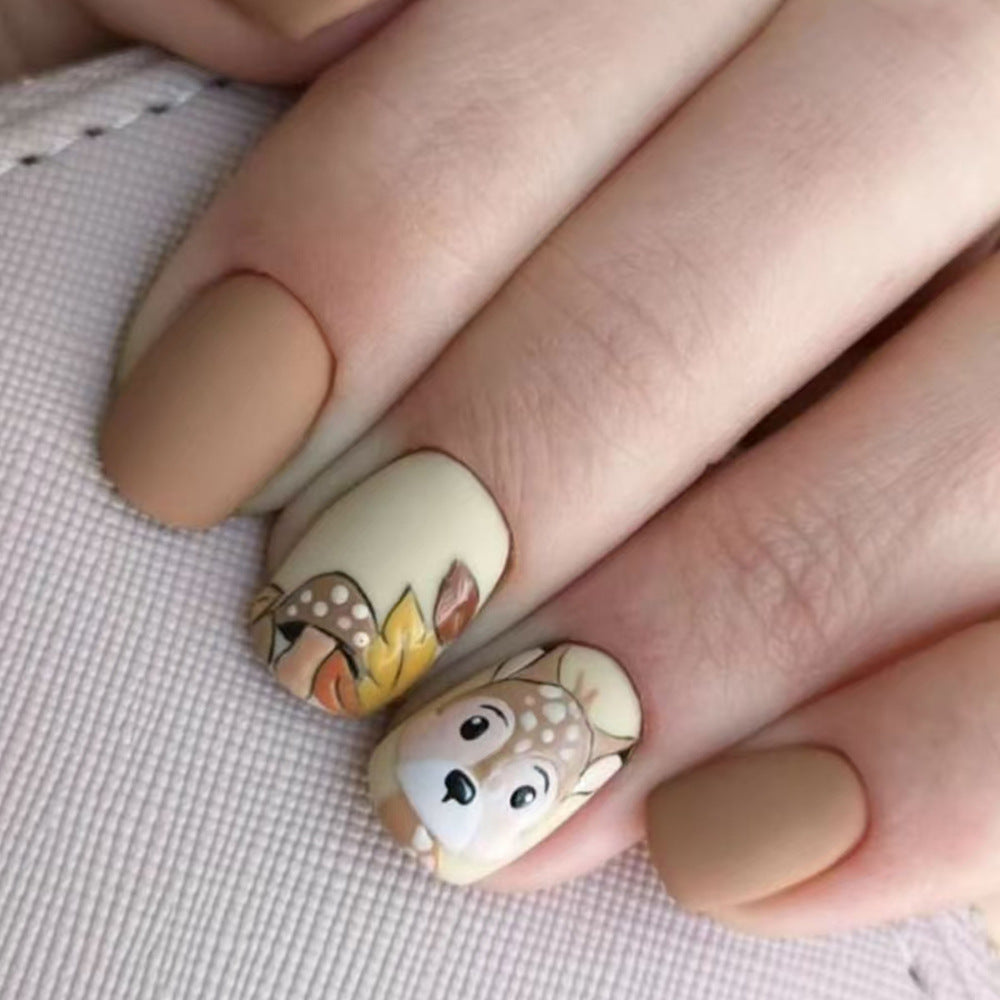 Artistic Animal Print Press-On Nails Kalsten