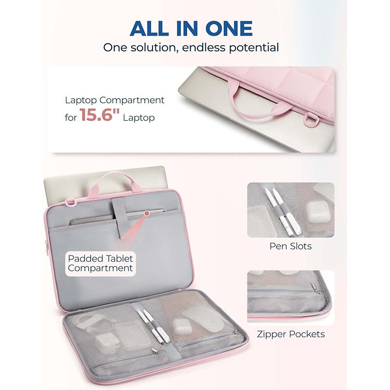 Stylish multifunctional laptop bag with detachable organizer Kalsten