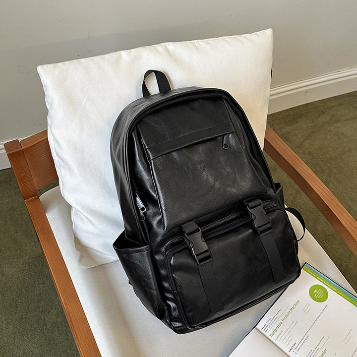 Vintage-Style Leather Backpack Kalsten