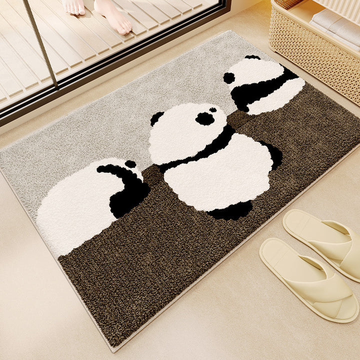 Cartoon Dog-Shaped Bath Mat
