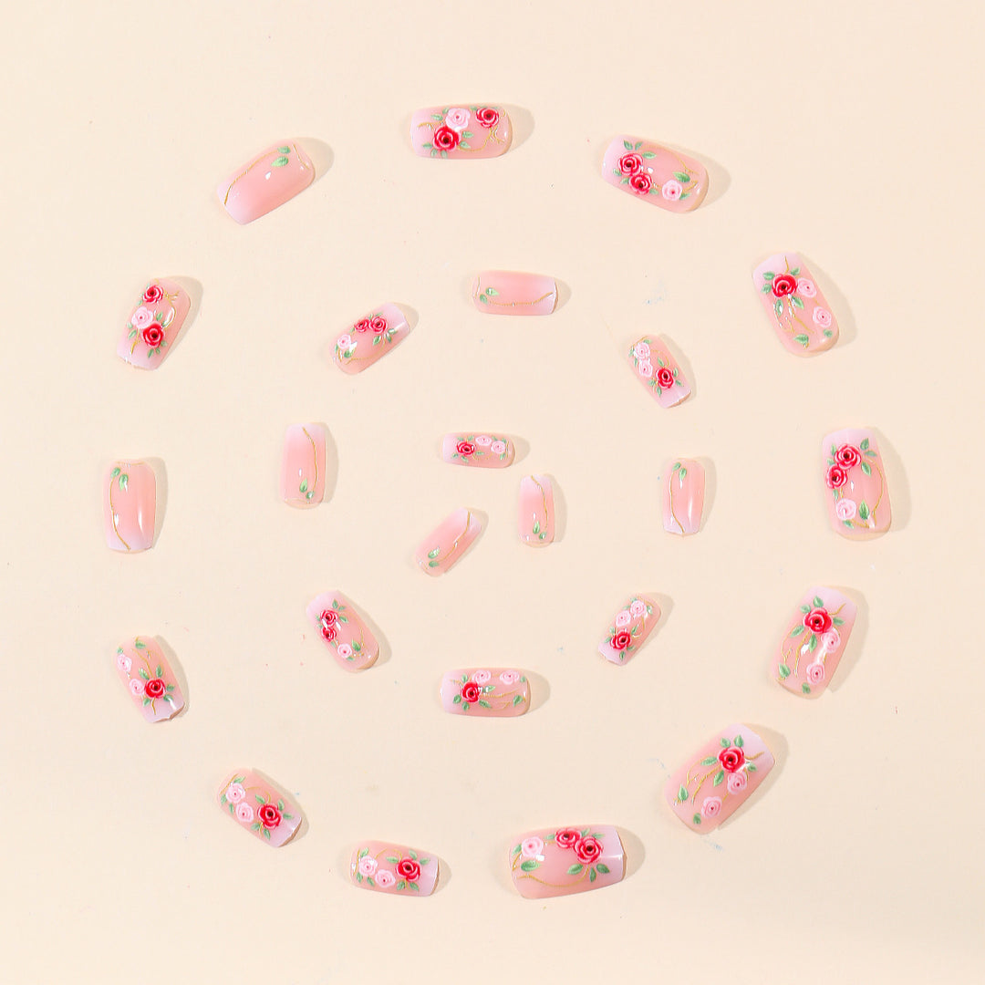 Floral Art Nail Design Kalsten