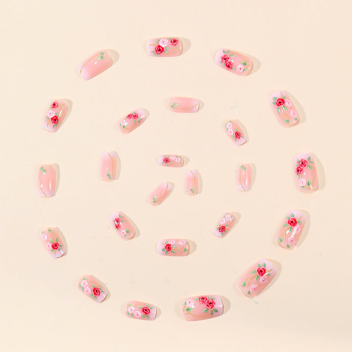 Floral Art Nail Design Kalsten