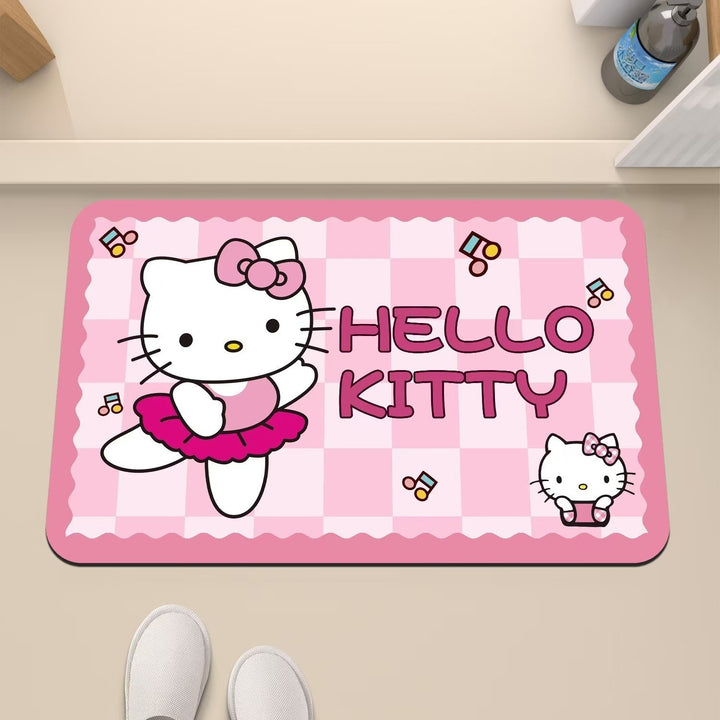 Cartoon-Themed Decorative Floor Mat