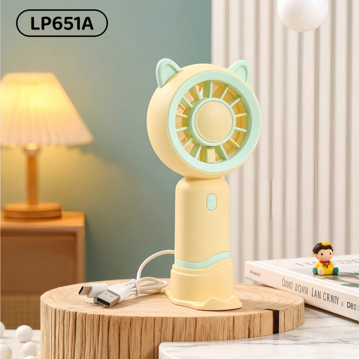 Women Portable USB Hand Fan with Cute Designs Kalsten
