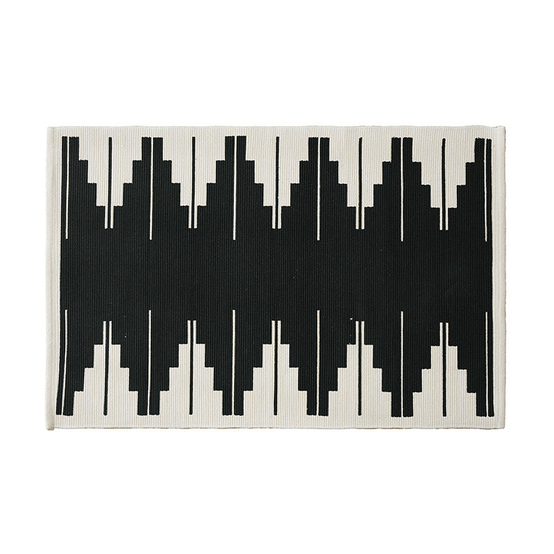 Living and entrance area mat with diamond pattern Kalsten