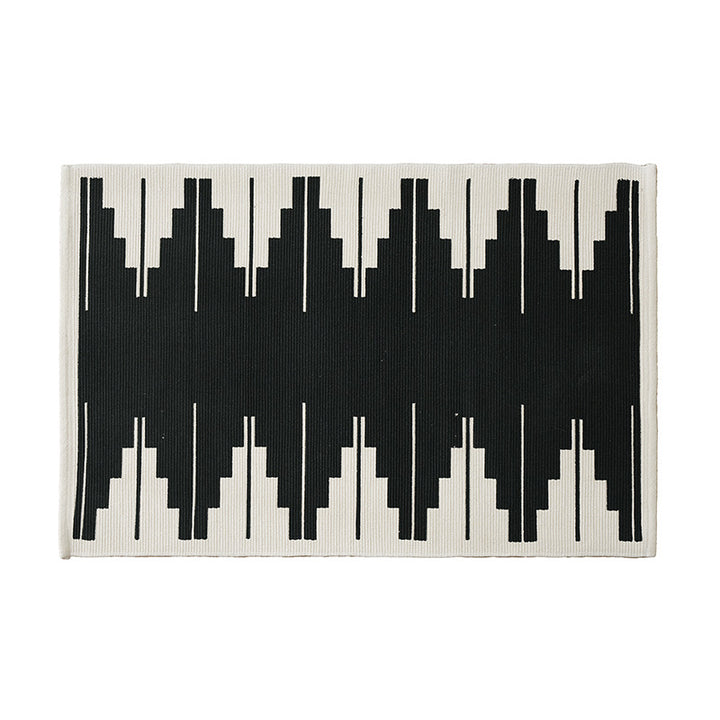 Living and entrance area mat with diamond pattern Kalsten