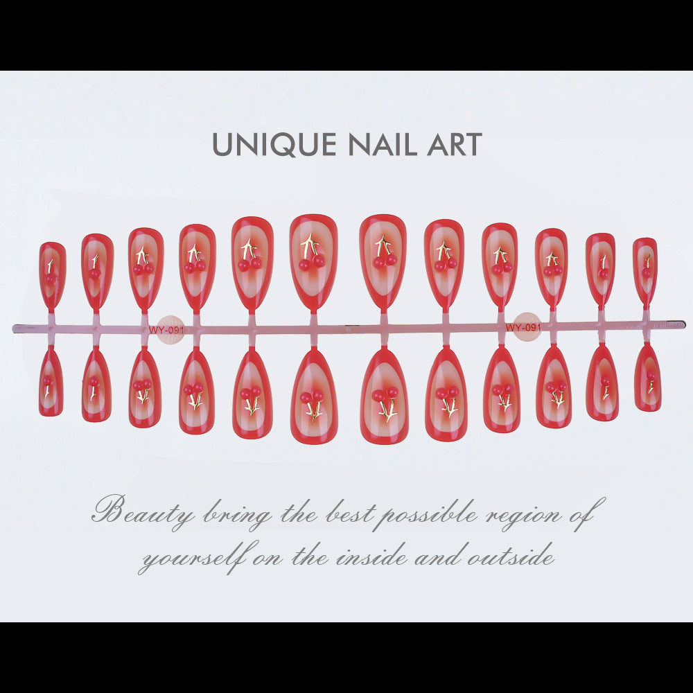 Premium Decorative Press-On Nail Set Kalsten