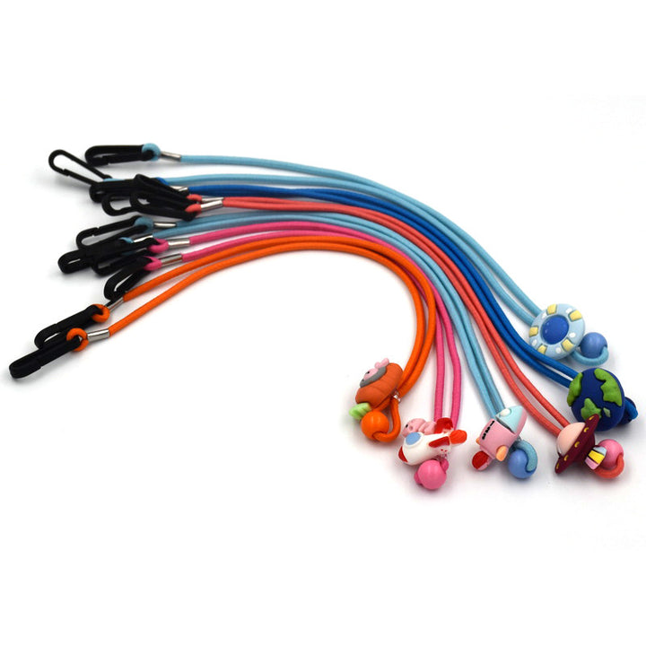 Adjustable Eyewear Retainer with Decorative Bead Kalsten