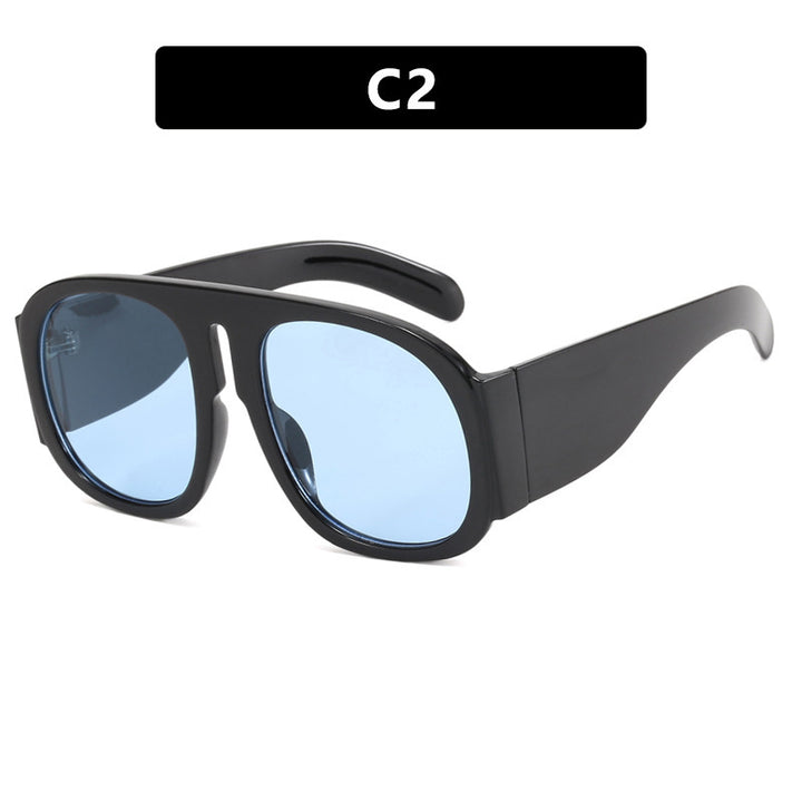 Women's trendy oversized sunglasses with fashionable gradient Kalsten