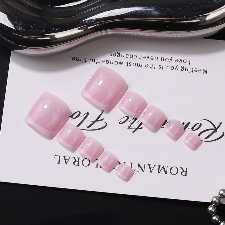 Stylish French Tip Press-On Nails Kalsten