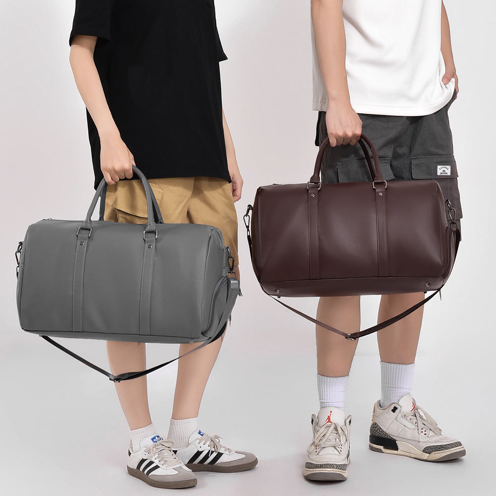 Premium Leather Travel Duffel Kalsten