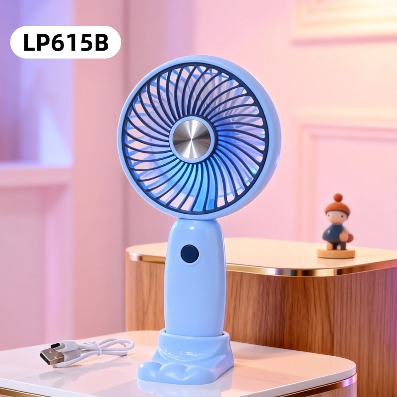 Women's Portable Hand Fan with Cute Rabbit Design Kalsten