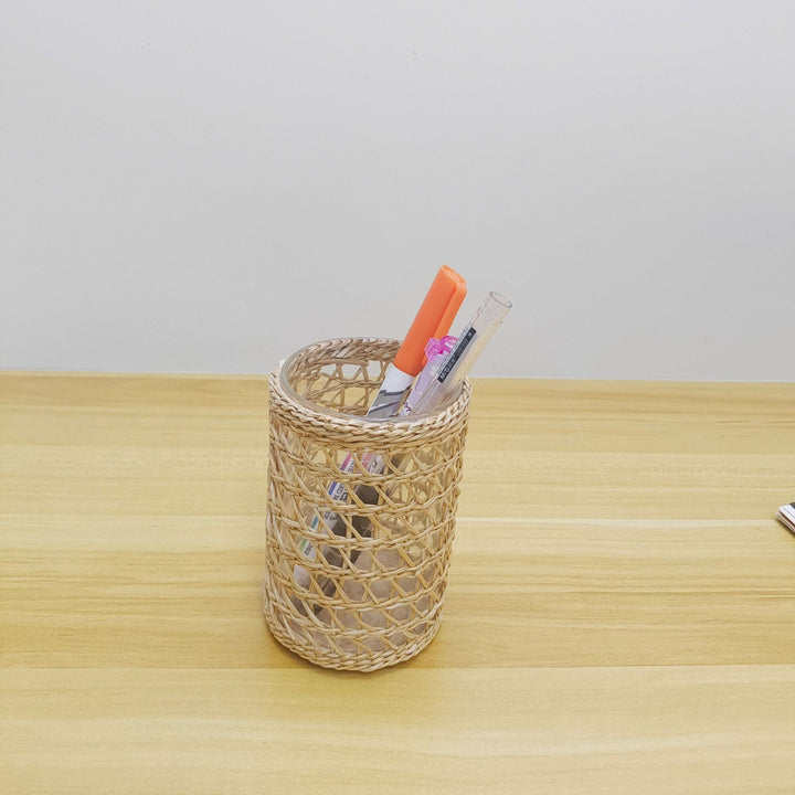 Handcrafted Woven Glass Holder Kalsten