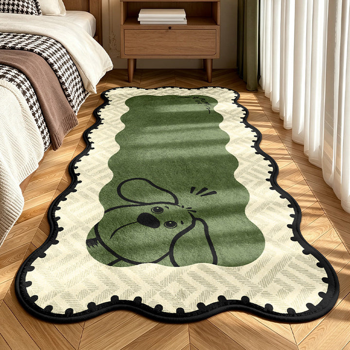 Cartoon Dog Design Area Rug